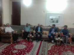 دیدارباخانواده شهدا توسط اعضای هیات
