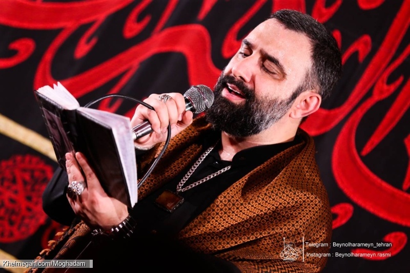 تصویر جلسه هیئت هفتگی 17 اردیبهشت 1404 کربلایی جواد مقدم - هیئت بین الحرمین طهران - مسجد امام حسین