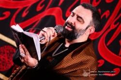 تصویر جلسه هیئت هفتگی 17 اردیبهشت 1404 کربلایی جواد مقدم - هیئت بین الحرمین طهران - مسجد امام حسین