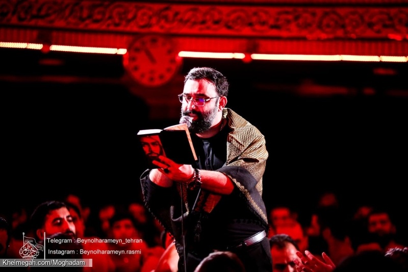 تصویر مراسم هیئت هفتگی چهارشنبه 21 آبان 1404 کربلایی جواد مقدم - جلسه هفتگی هیئت بین الحرمین تهران