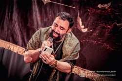 تصویر مراسم شب سوم محرم 1405 کربلایی جواد مقدم - سوم محرم الحرام 1448 - هیئت بین الحرمین طهران