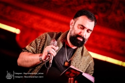 تصویر مراسم شب سوم محرم 1405 کربلایی جواد مقدم - سوم محرم الحرام 1448 - هیئت بین الحرمین طهران