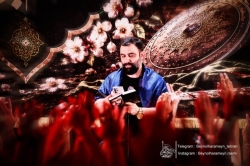 تصویر مراسم شب ششم محرم 1405 کربلایی جواد مقدم - شب 6 محرم الحرام 1448 - هیئت بین الحرمین طهران