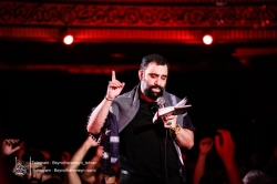 تصویر مراسم شب هفتم محرم 1405 کربلایی جواد مقدم - شب 7 محرم الحرام 1448 - هیئت بین الحرمین طهران