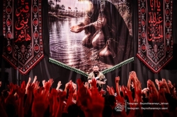 تصویر مراسم شب نهم محرم 1405 کربلایی جواد مقدم - شب 9 محرم الحرام 1448 - شب تاسوعا