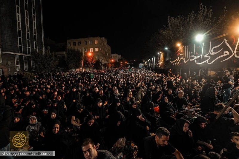 گزارش تصویری مراسم عزاداری شب تاسوعا نهم محرم 1446 1403 سید مجید بنی فاطمه