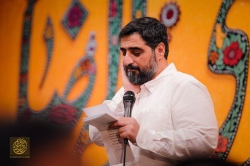 تصویر مراسم جشن شب ولادت امام رضا (ع) 18 اردیبهشت 1404 حاج سید مجید بنی فاطمه - حسینیه ریحانه الحسین
