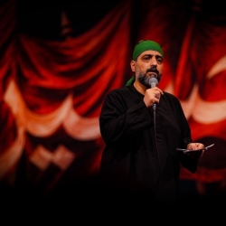 تصویر مراسم شب اول محرم 1405 حاج سید مجید بنی فاطمه - محرم الحرام 1448 - هیئت ریحانه الحسین (س)