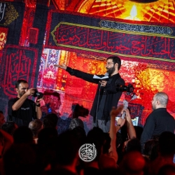 تصویر مراسم شب اول محرم 1404 1447 حاج حسین سیب سرخی - هیئت روضه العباس تهران