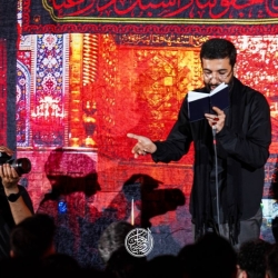 تصویر مراسم شب اول محرم 1404 1447 حاج حسین سیب سرخی - هیئت روضه العباس تهران