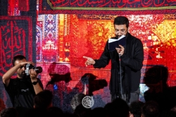 تصویر مراسم شب اول محرم 1404 1447 حاج حسین سیب سرخی - هیئت روضه العباس تهران