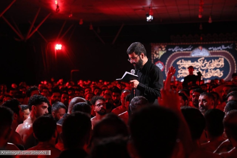 تصویر مراسم شب دوم محرم 1404 1447 حاج حسین سیب سرخی - هیئت روضه العباس تهران