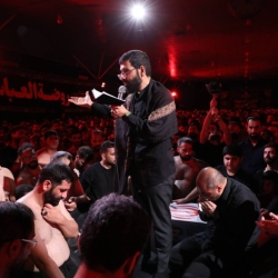 تصویر مراسم شب سوم محرم 1404 1447 حاج حسین سیب سرخی - هیئت روضت العباس تهران