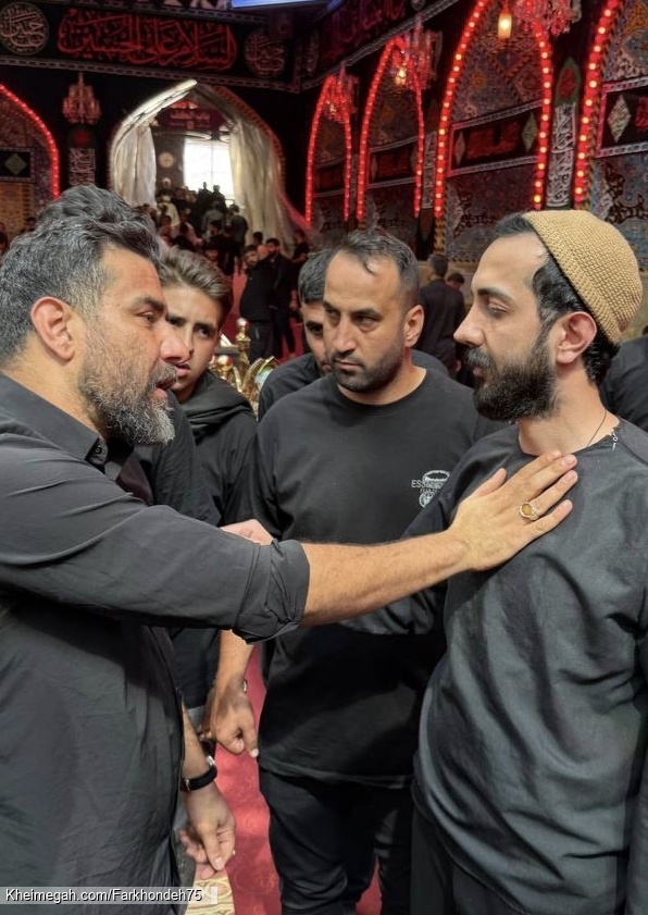 امیر فرخنده علی پورکاوه کربلا حرم ابالفضل ع