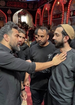امیر فرخنده علی پورکاوه کربلا حرم ابالفضل ع