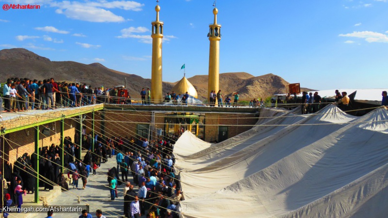 برپایی خیمه دارالشفاحضرت اباالفضل العباس