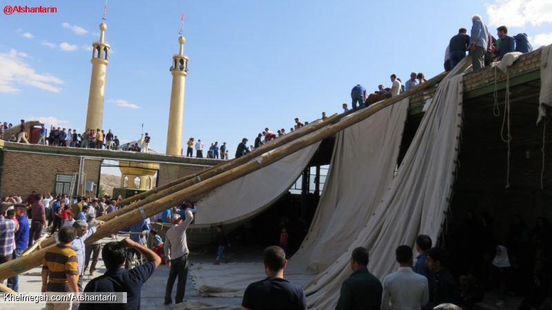 برپایی خیمه دارالشفاحضرت اباالفضل العباس