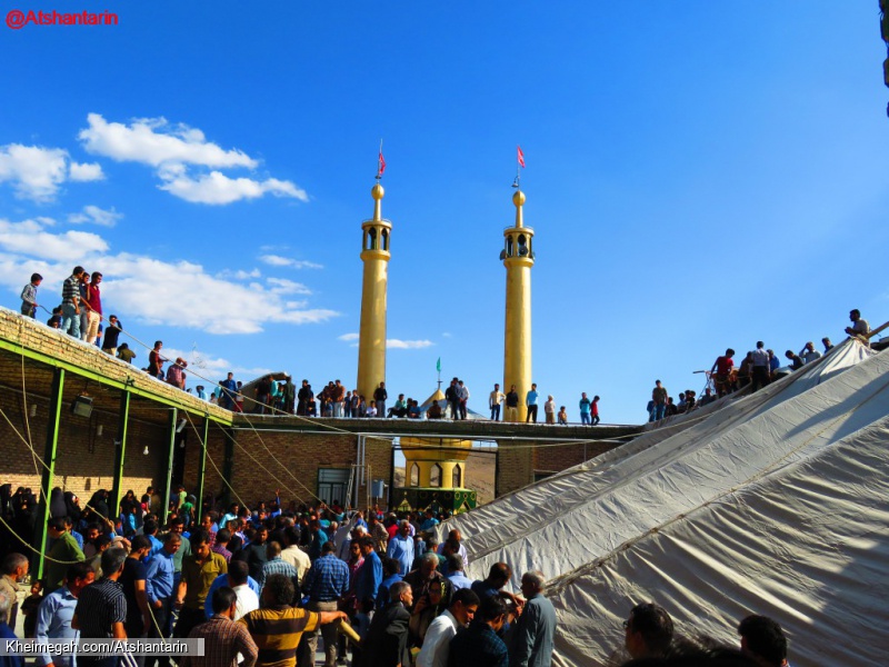 برپایی خیمه دارالشفاحضرت اباالفضل العباس