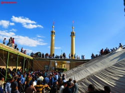 برپایی خیمه دارالشفاحضرت اباالفضل العباس