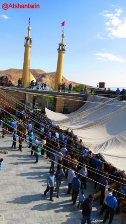 برپایی خیمه دارالشفاحضرت اباالفضل العباس