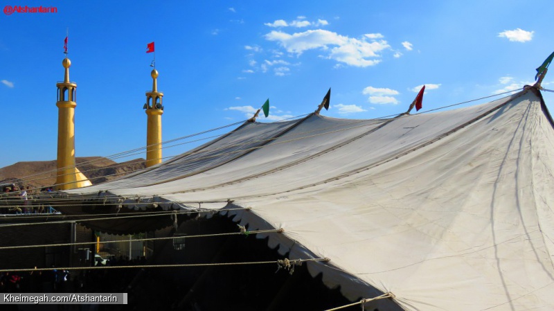 برپایی خیمه دارالشفاحضرت اباالفضل العباس