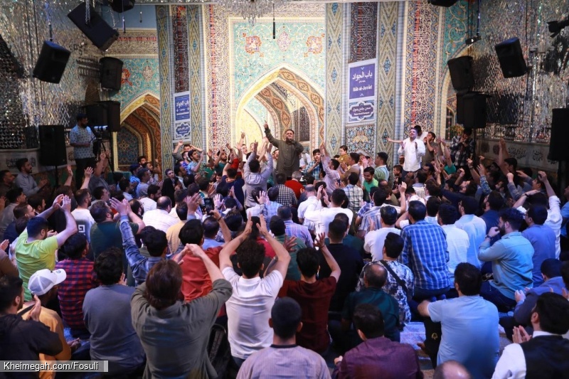 تصویر مراسم جشن شب ولادت امام رضا (ع) 18 اردیبهشت 1404 کربلایی محمد فصولی - امامزاده صالح تجریش