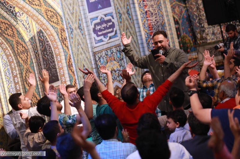 تصویر مراسم جشن شب ولادت امام رضا (ع) 18 اردیبهشت 1404 کربلایی محمد فصولی - امامزاده صالح تجریش