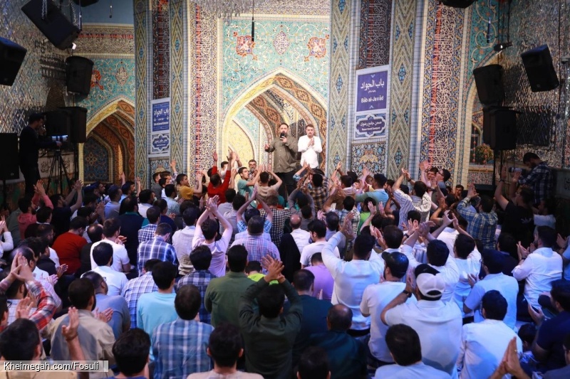 تصویر مراسم جشن شب ولادت امام رضا (ع) 18 اردیبهشت 1404 کربلایی محمد فصولی - امامزاده صالح تجریش