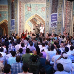 تصویر مراسم جشن شب ولادت امام رضا (ع) 18 اردیبهشت 1404 کربلایی محمد فصولی - امامزاده صالح تجریش