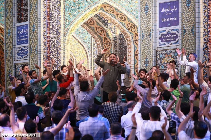 تصویر مراسم جشن شب ولادت امام رضا (ع) 18 اردیبهشت 1404 کربلایی محمد فصولی - امامزاده صالح تجریش
