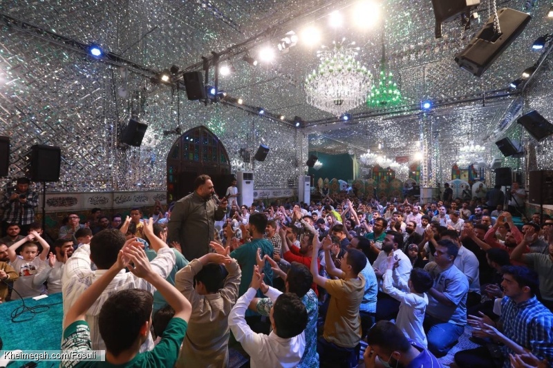تصویر مراسم جشن شب ولادت امام رضا (ع) 18 اردیبهشت 1404 کربلایی محمد فصولی - امامزاده صالح تجریش