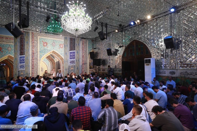 تصویر مراسم جشن شب ولادت امام رضا (ع) 18 اردیبهشت 1404 کربلایی محمد فصولی - امامزاده صالح تجریش