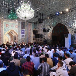 تصویر مراسم جشن شب ولادت امام رضا (ع) 18 اردیبهشت 1404 کربلایی محمد فصولی - امامزاده صالح تجریش