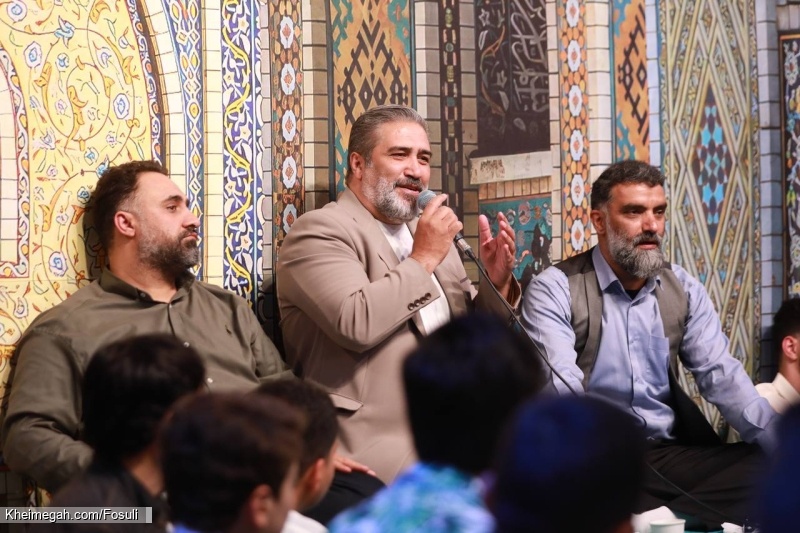 تصویر مراسم جشن شب ولادت امام رضا (ع) 18 اردیبهشت 1404 کربلایی محمد فصولی - امامزاده صالح تجریش