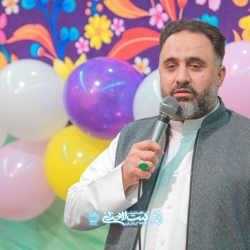 تصویر مراسم جشن ولادت حضرت فاطمه زهرا (س) آذر ماه 1404 کربلایی محمد فصولی