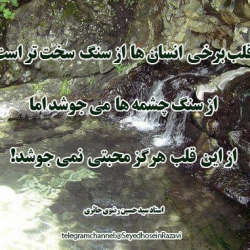 دل نوشته ی از استاد سید حسین رضوی حائری