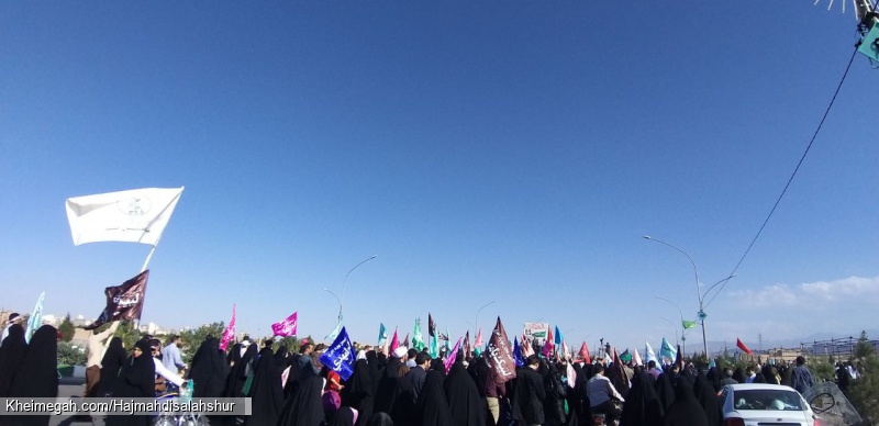 کاروان بزرگ قدمی برای ظهور با حضور هیئات مذهبی استان قم