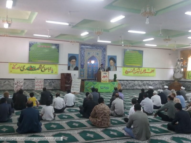 جشن میلاد امام رضا(ع )درمسجدامام صادق (ع)شهر خواف وهمچنین درنمازجمعه شهرستان