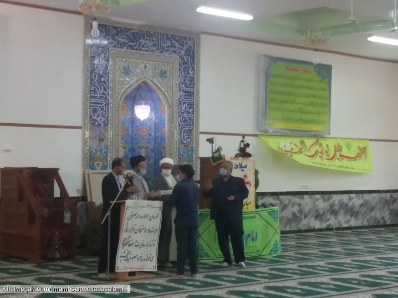 جشن میلاد امام رضا(ع )درمسجدامام صادق (ع)شهر خواف وهمچنین درنمازجمعه شهرستان