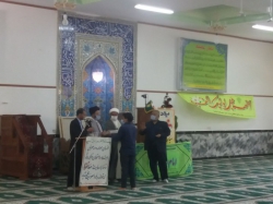 جشن میلاد امام رضا(ع )درمسجدامام صادق (ع)شهر خواف وهمچنین درنمازجمعه شهرستان