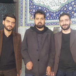 قم المقدسه در کنار مداحان عزیز ملا غسان و ملا علی زنگنه