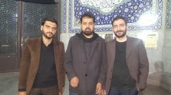 قم المقدسه در کنار مداحان عزیز ملا غسان و ملا علی زنگنه