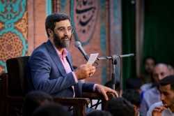 تصویر مراسم جشن شب ولادت امام رضا (ع) 18 اردیبهشت 1404 حاج سید رضا نریمانی - هیئت فداییان حسین (ع)