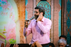 تصویر مراسم جشن شب ولادت امام رضا (ع) 18 اردیبهشت 1404 حاج سید رضا نریمانی - هیئت فداییان حسین (ع)