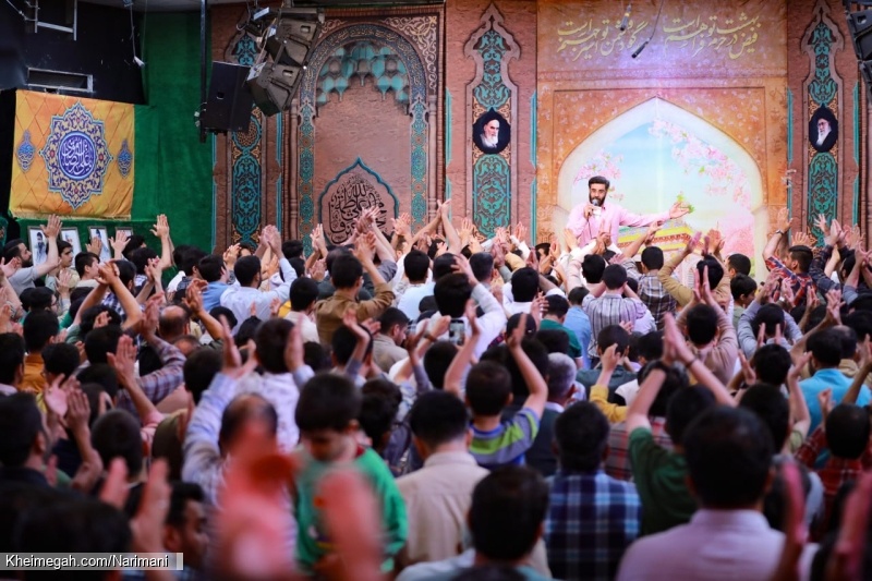 تصویر مراسم جشن شب ولادت امام رضا (ع) 18 اردیبهشت 1404 حاج سید رضا نریمانی - هیئت فدائیان حسین (ع)