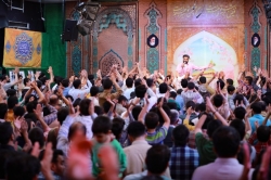 تصویر مراسم جشن شب ولادت امام رضا (ع) 18 اردیبهشت 1404 حاج سید رضا نریمانی - هیئت فدائیان حسین (ع)