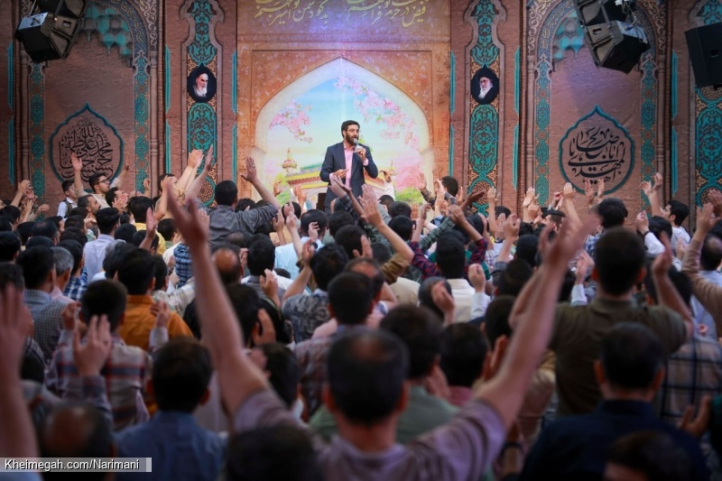 تصویر مراسم جشن شب ولادت امام رضا (ع) 18 اردیبهشت 1404 حاج سید رضا نریمانی - امامزاده شاه میرحمزه