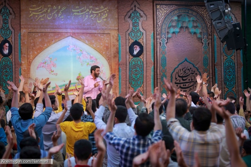 تصویر مراسم جشن شب ولادت امام رضا (ع) 18 اردیبهشت 1404 حاج سید رضا نریمانی - امامزاده شاه میرحمزه
