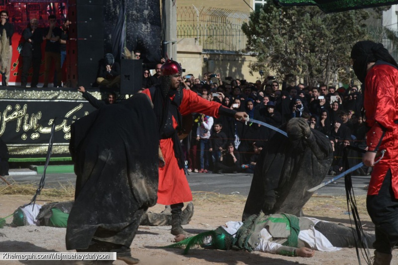 مجمع حیدریون _ مراسم خیمه سوزان