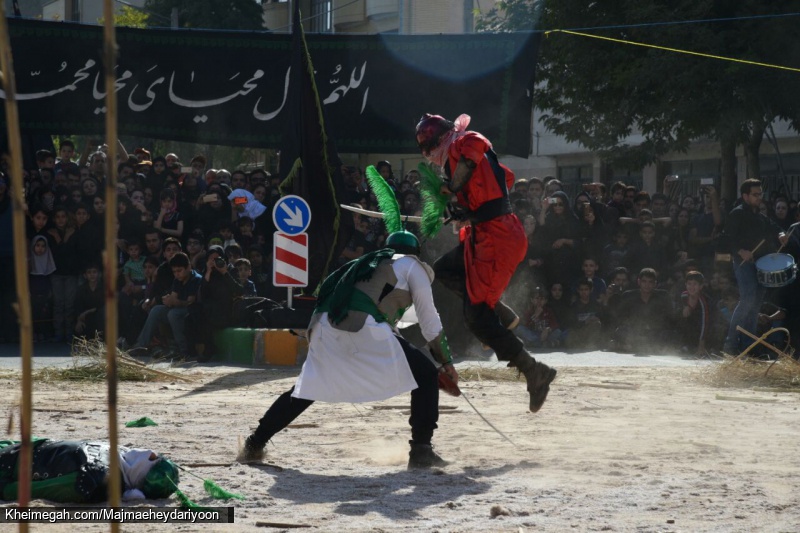 مجمع حیدریون _ مراسم خیمه سوزان